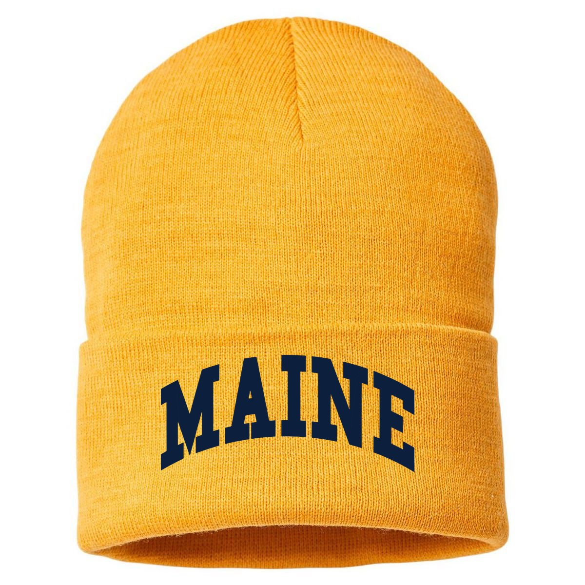 Maine Throwback Design Classic Sustainable Knit Beanie