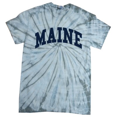 Maine Throwback Design Classic Tie-Dye T-Shirt