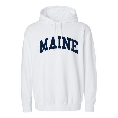 Maine Throwback Design Classic Garment-Dyed Fleece Hoodie