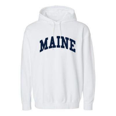 Maine Throwback Design Classic Garment-Dyed Fleece Hoodie