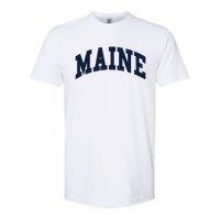 Maine Throwback Design Classic Softstyle CVC T-Shirt