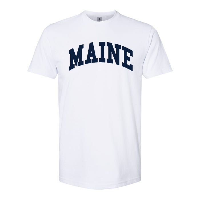 Maine Throwback Design Classic Softstyle CVC T-Shirt