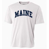 Maine Throwback Design Classic Cooling Performance Crew T-Shirt