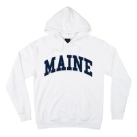 Maine Throwback Design Classic Hoodie