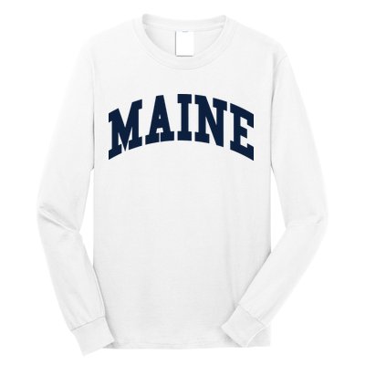 Maine Throwback Design Classic Long Sleeve Shirt