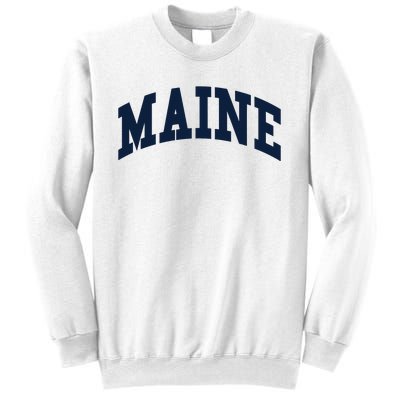 Maine Throwback Design Classic Sweatshirt