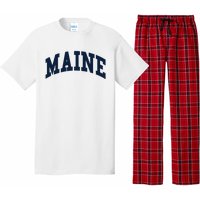 Maine Throwback Design Classic Pajama Set