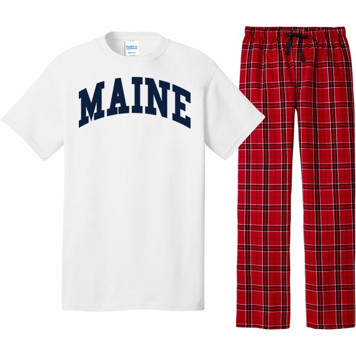 Maine Throwback Design Classic Pajama Set