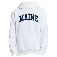 Maine Throwback Design Classic Urban Pullover Hoodie