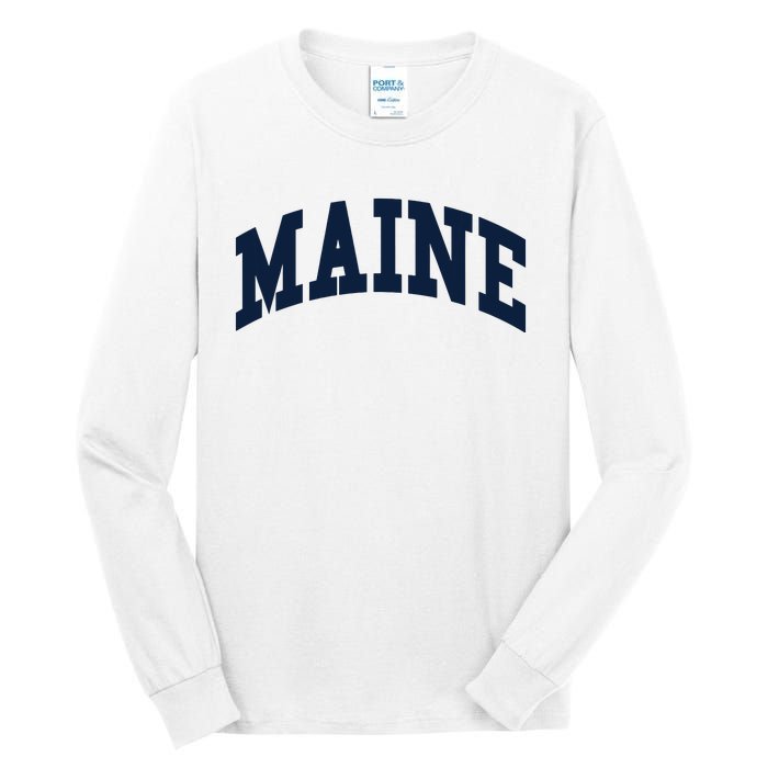 Maine Throwback Design Classic Tall Long Sleeve T-Shirt