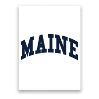 Maine Throwback Design Classic Poster