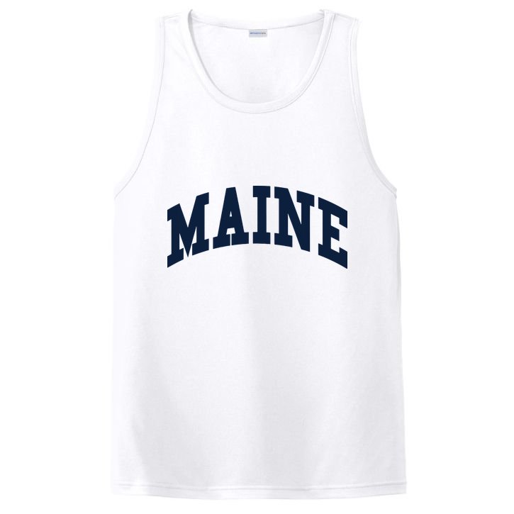 Maine Throwback Design Classic PosiCharge Competitor Tank