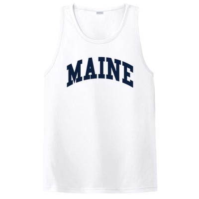 Maine Throwback Design Classic PosiCharge Competitor Tank