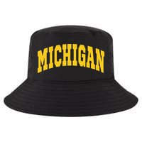 Michigan Throwback Design Classic Cool Comfort Performance Bucket Hat