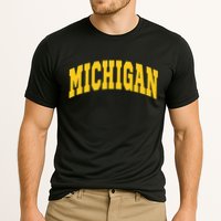 Michigan Throwback Design Classic Cooling Performance Crew T-Shirt