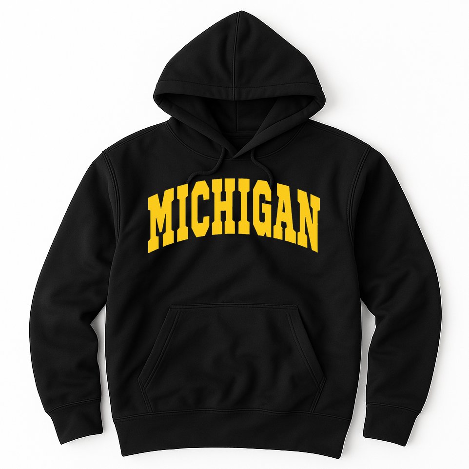 Michigan Throwback Design Classic Hoodie