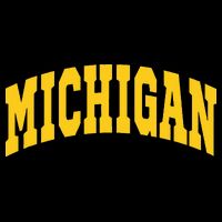 Michigan Throwback Design Classic Drawstring Bag