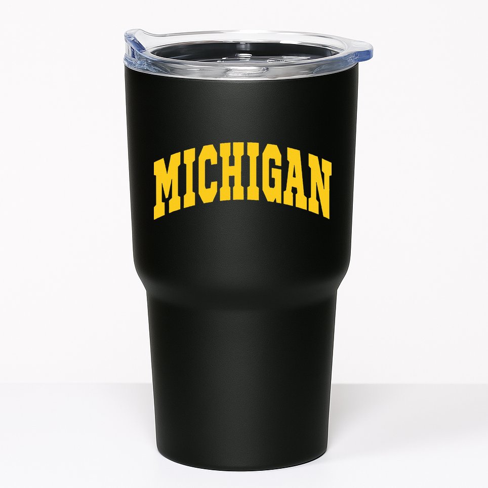 Michigan Throwback Design Classic Tumbler