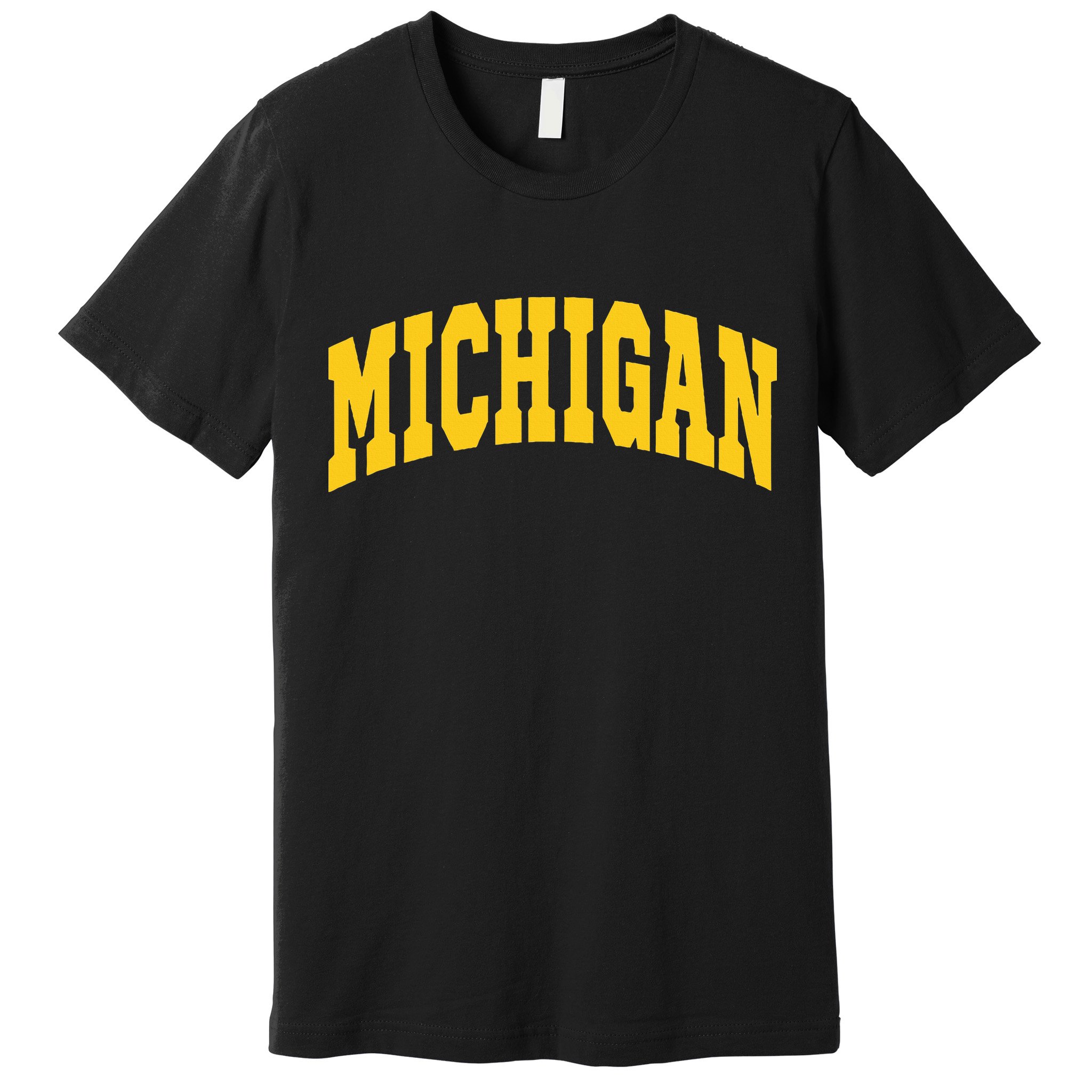 Michigan Throwback Design Classic Premium T-Shirt