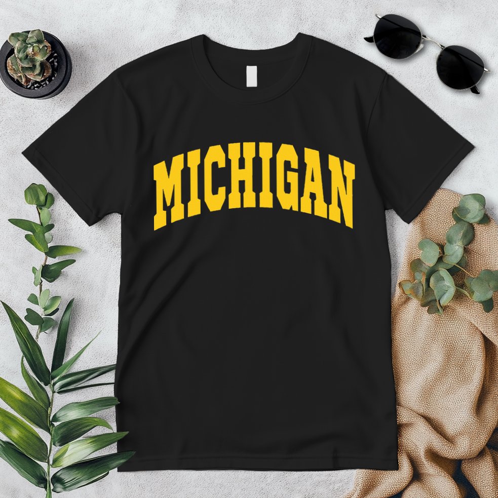 Michigan Throwback Design Classic Premium T-Shirt
