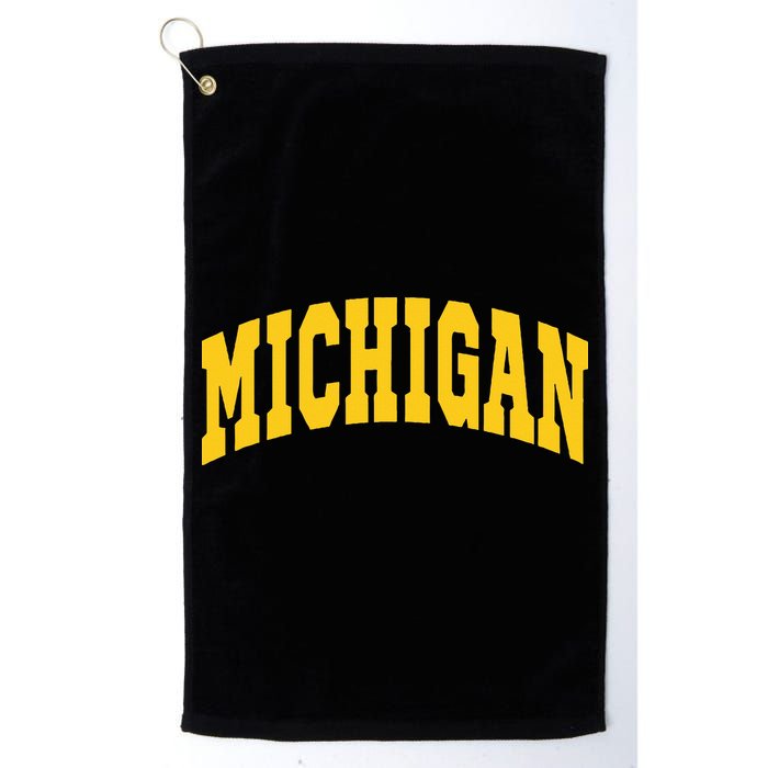 Michigan Throwback Design Classic Golf Towel
