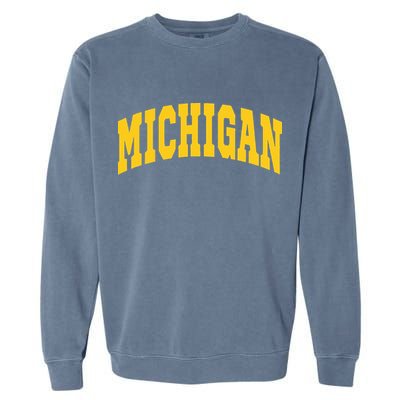 Michigan Throwback Design Classic Garment-Dyed Sweatshirt