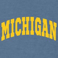 Michigan Throwback Design Classic Garment-Dyed Sweatshirt