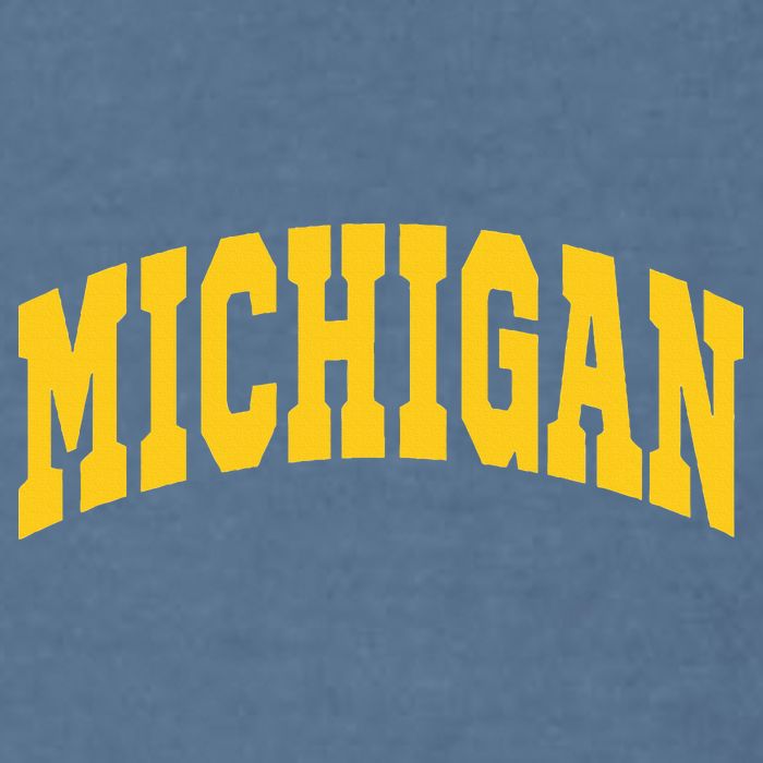 Michigan Throwback Design Classic Garment-Dyed Sweatshirt