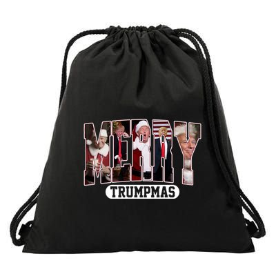 Merry Trumpmas Donald Trump Christmas Drawstring Bag
