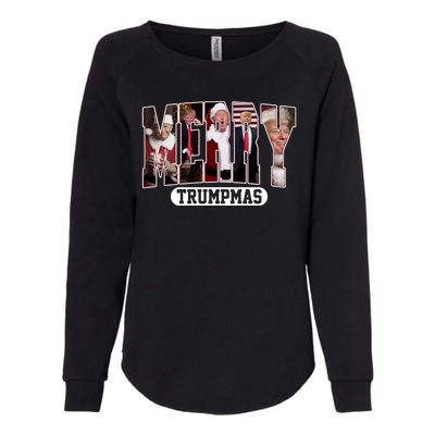 Merry Trumpmas Donald Trump Christmas Womens California Wash Sweatshirt