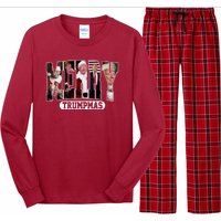 Merry Trumpmas Donald Trump Christmas Long Sleeve Pajama Set