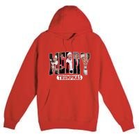 Merry Trumpmas Donald Trump Christmas Premium Pullover Hoodie