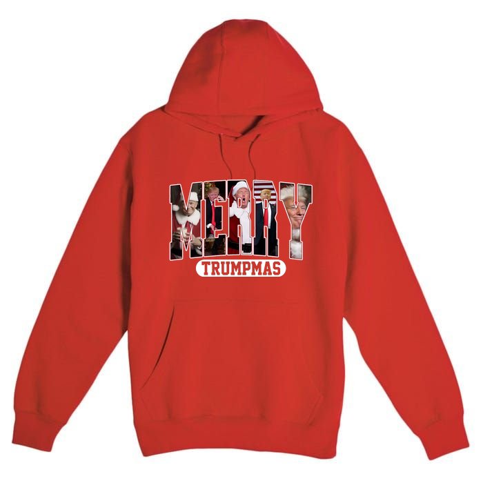 Merry Trumpmas Donald Trump Christmas Premium Pullover Hoodie