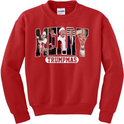 Merry Trumpmas Donald Trump Christmas Kids Sweatshirt