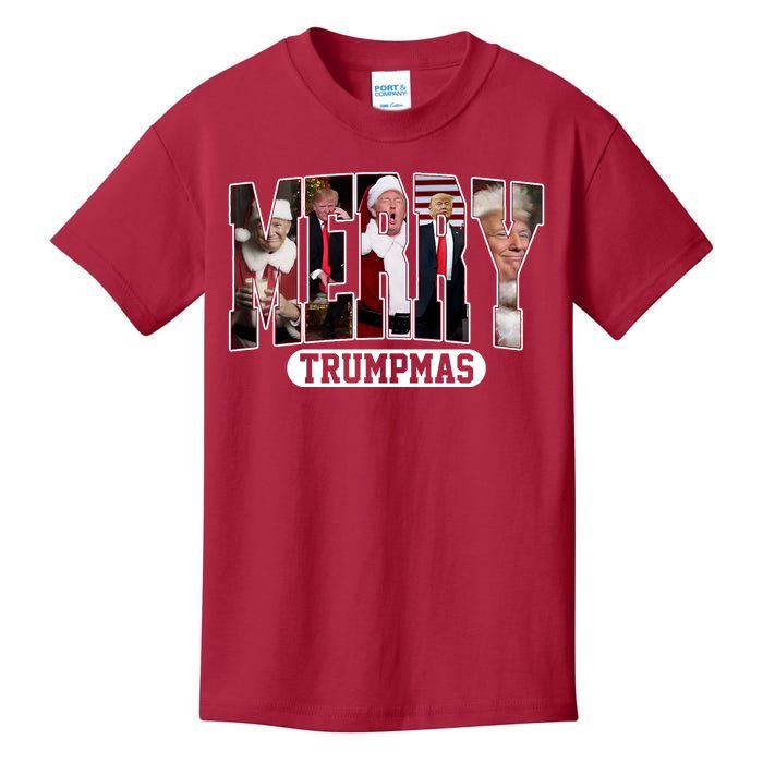 Merry Trumpmas Donald Trump Christmas Kids T-Shirt