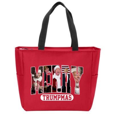 Merry Trumpmas Donald Trump Christmas Zip Tote Bag