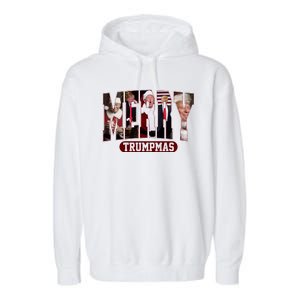 Merry Trumpmas Donald Trump Christmas Garment-Dyed Fleece Hoodie