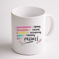 Monday Tuesday Days Of The Week Teacher Coffee Mug