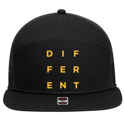 Micah Tyler Different, Different, Micah Tyler 7 Panel Mesh Trucker Snapback Hat