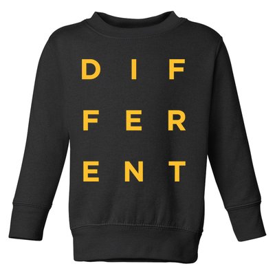 Micah Tyler Different, Different, Micah Tyler Toddler Sweatshirt