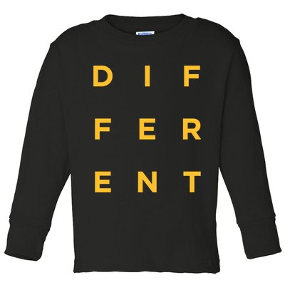 Micah Tyler Different, Different, Micah Tyler Toddler Long Sleeve Shirt