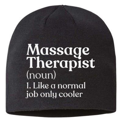 Massage Therapist Definition Massage Therapy Sustainable Beanie