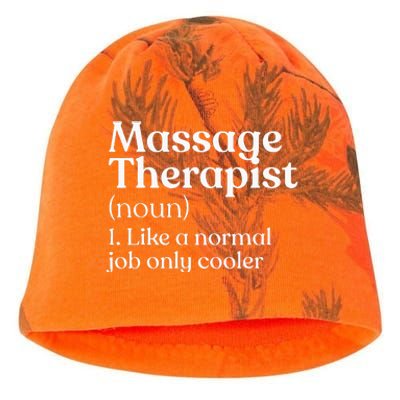 Massage Therapist Definition Massage Therapy Kati - Camo Knit Beanie