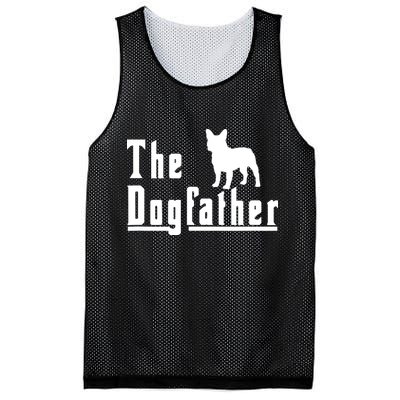 Men The Dogfather French Bulldog Frenchie Dog T Gift Mesh Reversible Basketball Jersey Tank