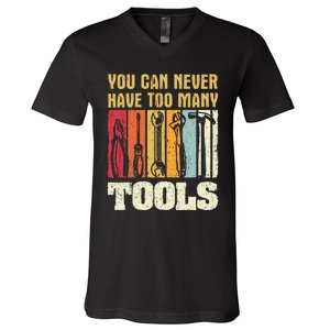 Mechanic Tool Design Funny Gift Craftsman V-Neck T-Shirt