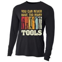 Mechanic Tool Design Funny Gift Craftsman Cooling Performance Long Sleeve Crew