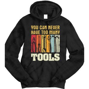 Mechanic Tool Design Funny Gift Craftsman Tie Dye Hoodie