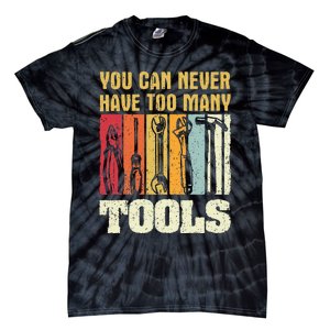 Mechanic Tool Design Funny Gift Craftsman Tie-Dye T-Shirt