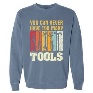 Mechanic Tool Design Funny Gift Craftsman Garment-Dyed Sweatshirt