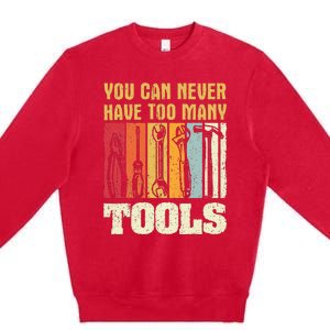 Mechanic Tool Design Funny Gift Craftsman Premium Crewneck Sweatshirt